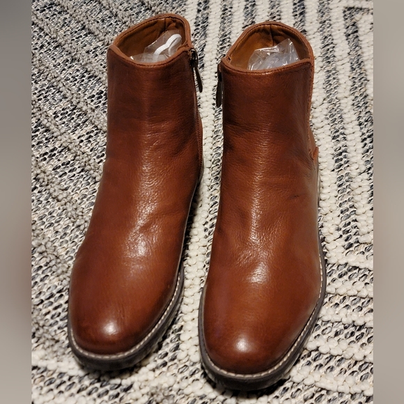 Franco Sarto Marcus Booties Cognac 6M New without Box - Picture 11 of 13